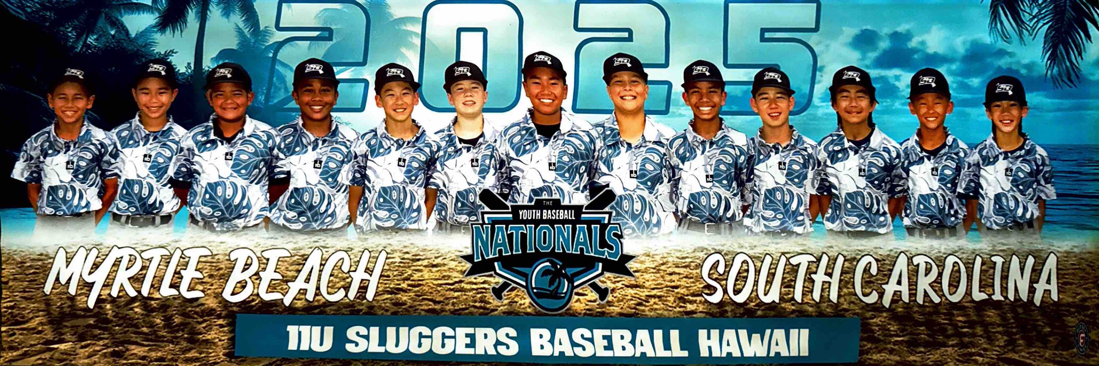 Sluggers Baseball Hawai'i Team Photo